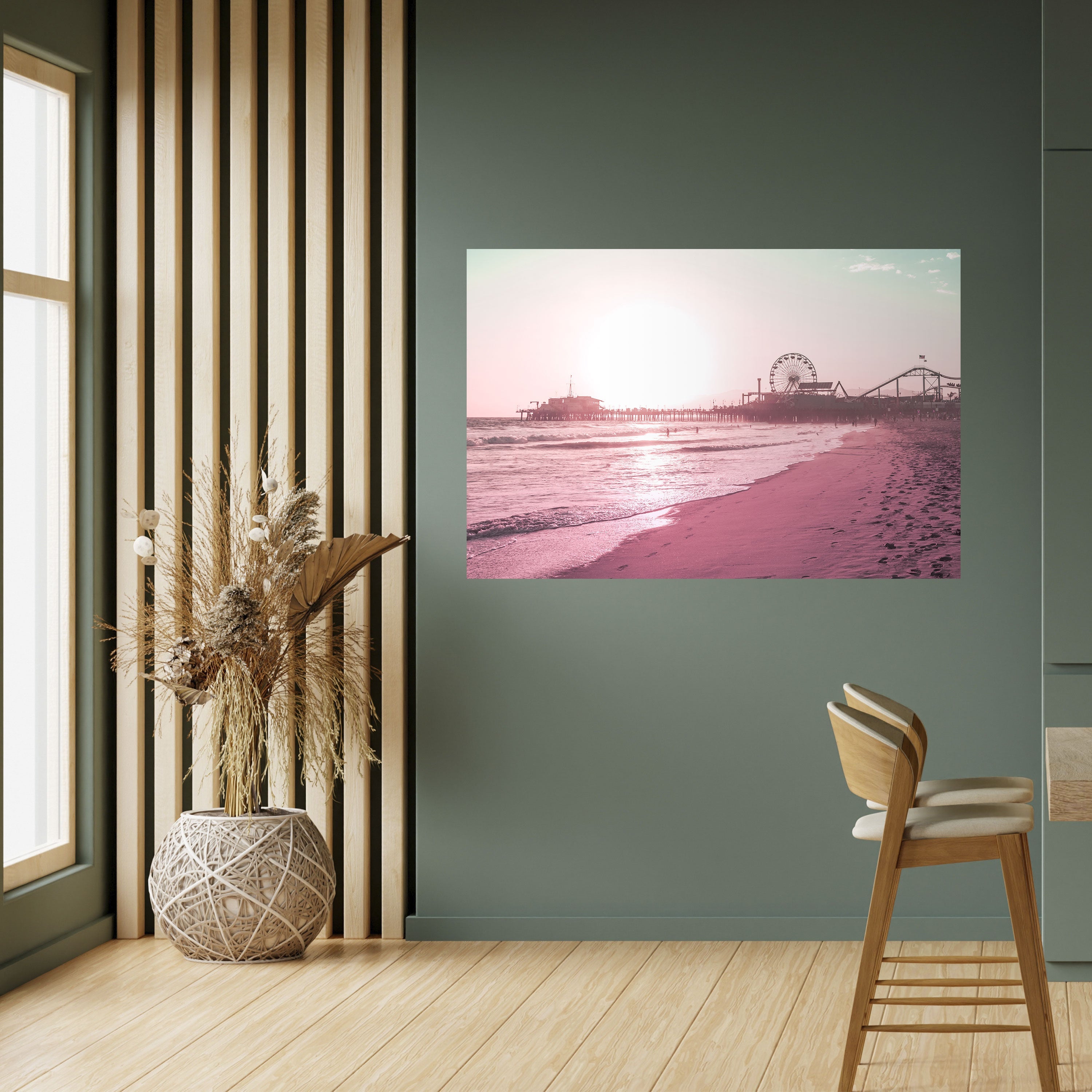 PASTEL COAST VIBES Horizontales Poster zum Abziehen und Aufkleben