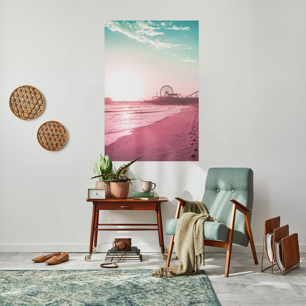 PASTEL COAST VIBES Vertikales Poster zum Abziehen und Aufkleben