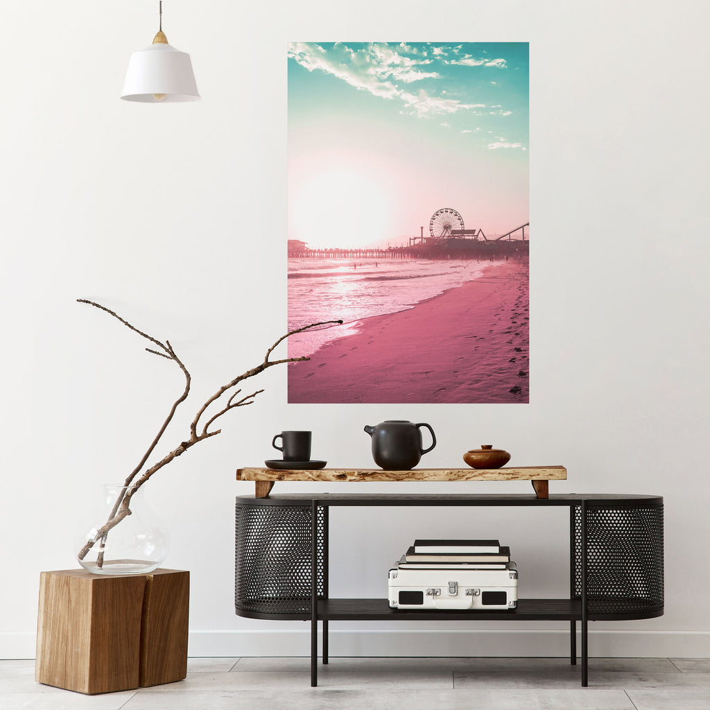 PASTEL COAST VIBES Vertikales Poster zum Abziehen und Aufkleben