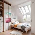 PASTEL COAST VIBES Selbstklebendes Poster - Hochformat