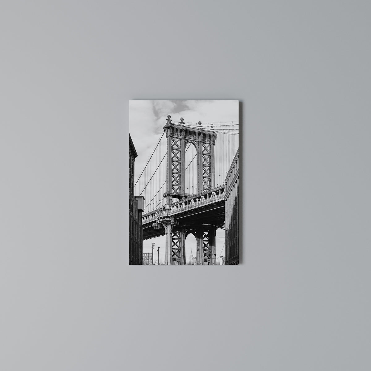 BRIDGE OF TIME Vertical Canvas Print