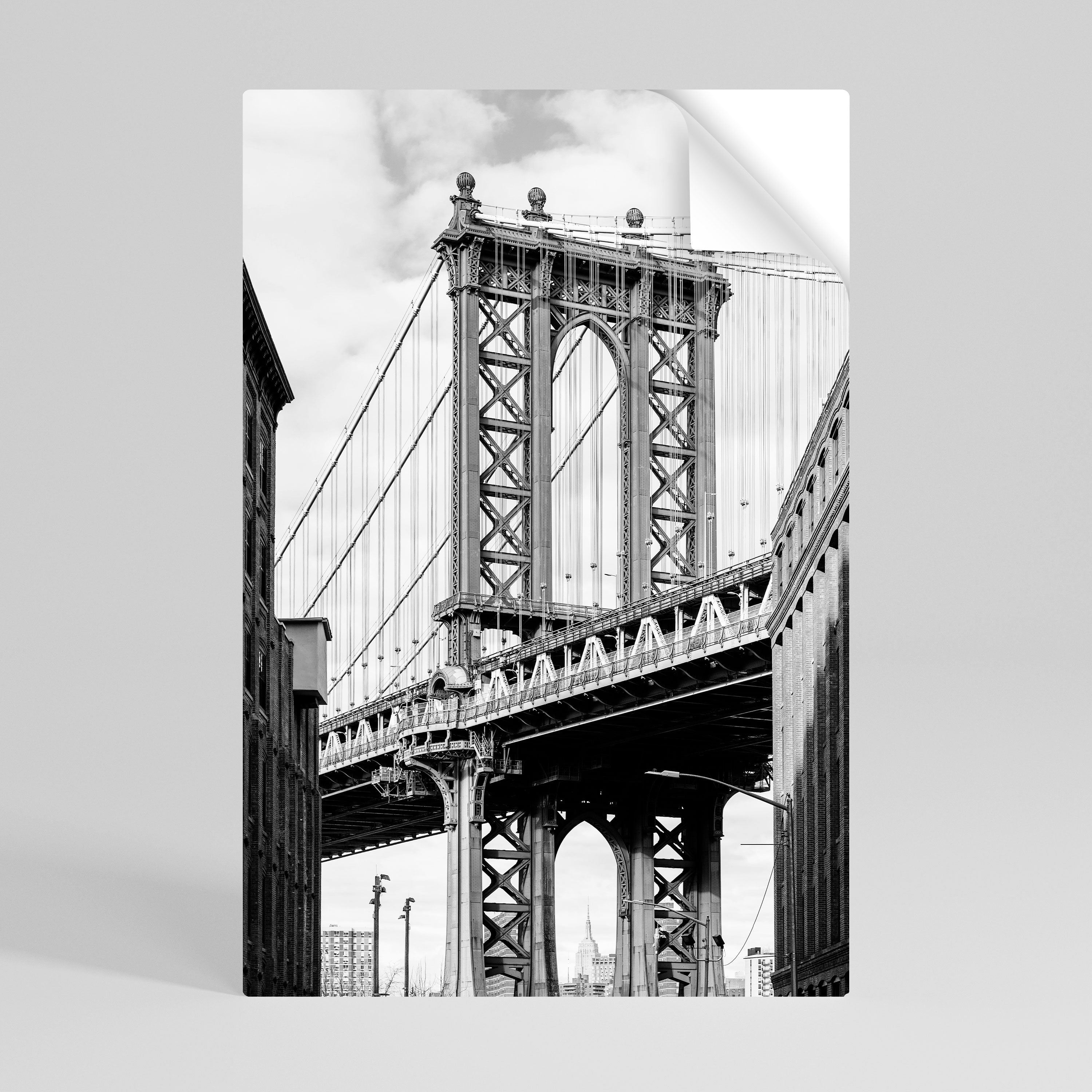 BRIDGE OF TIME Selbstklebendes Poster - Hochformat