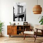 BRIDGE OF TIME Selbstklebendes Poster - Hochformat