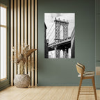 BRIDGE OF TIME Selbstklebendes Poster - Hochformat