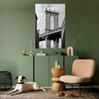 BRIDGE OF TIME Selbstklebendes Poster - Hochformat