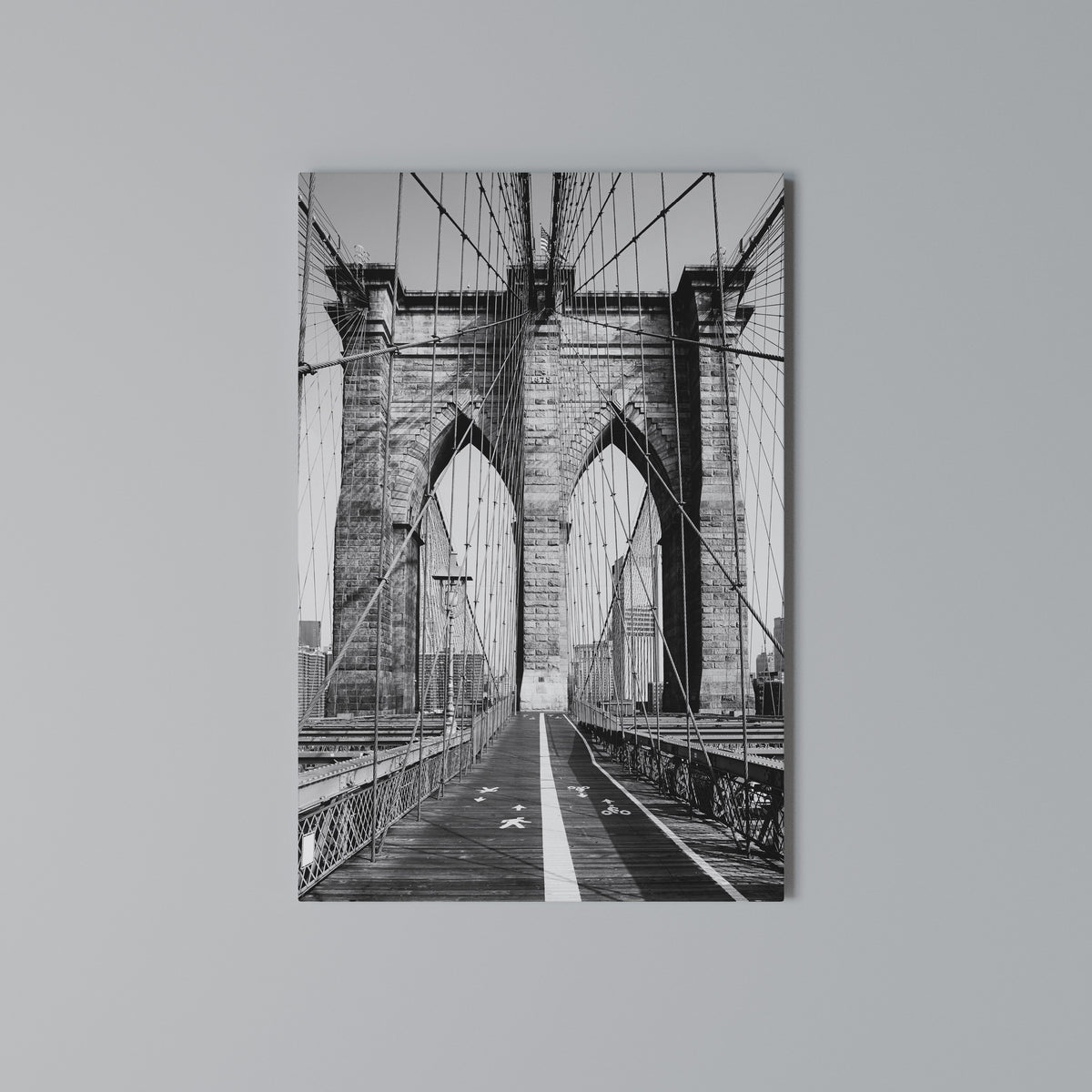 STRINGS OF HISTORY Vertical Canvas Print
