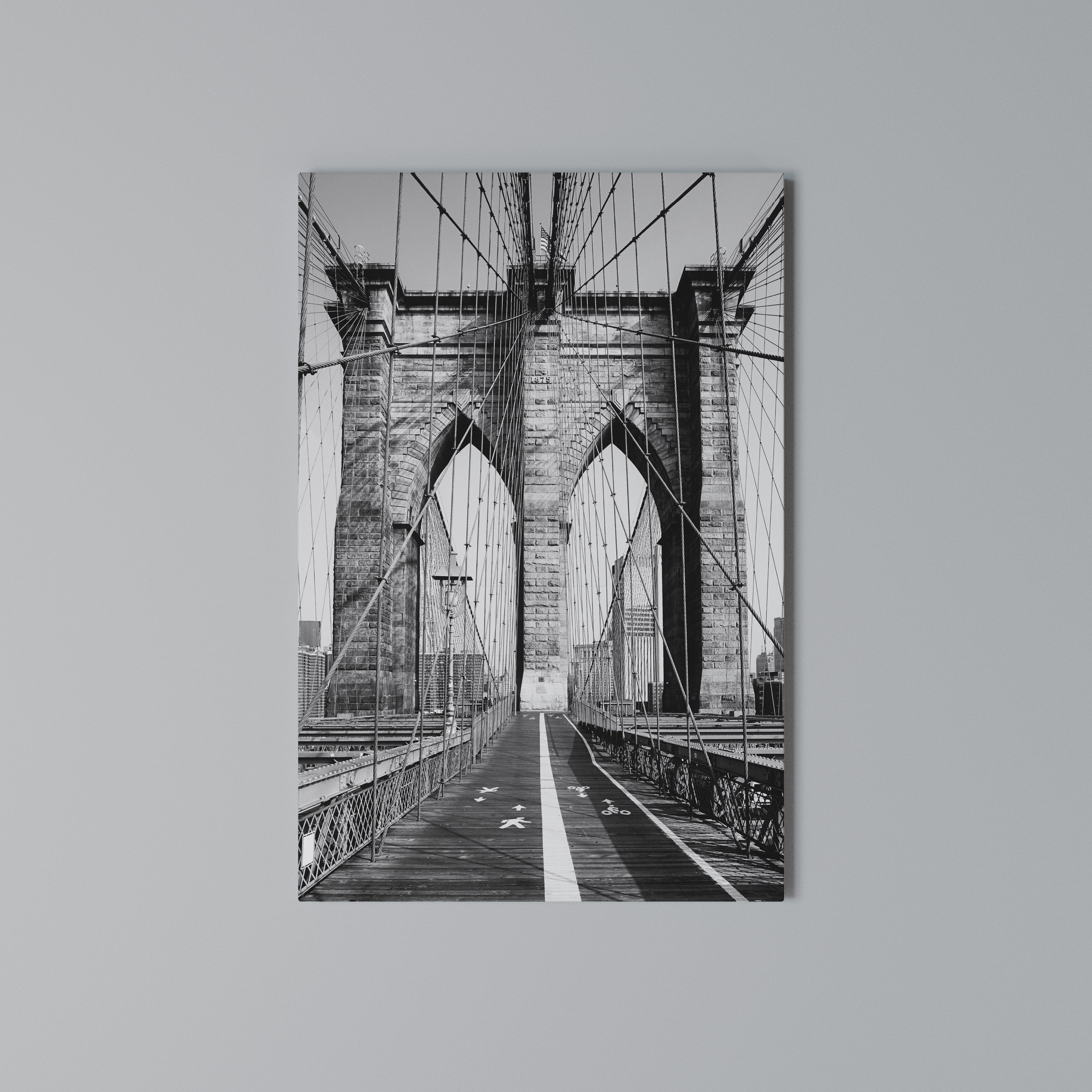 STRINGS OF HISTORY Vertical Canvas Print