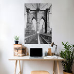 STRINGS OF HISTORY Selbstklebendes Poster - Hochformat