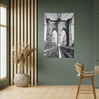 STRINGS OF HISTORY Selbstklebendes Poster - Hochformat