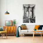 STRINGS OF HISTORY Selbstklebendes Poster - Hochformat