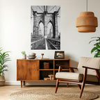 STRINGS OF HISTORY Selbstklebendes Poster - Hochformat