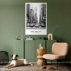 TIMELESS NEW YORK VIBES Selbstklebendes Poster - Hochformat