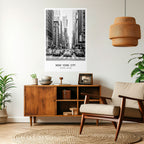 TIMELESS NEW YORK VIBES Selbstklebendes Poster - Hochformat