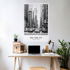 TIMELESS NEW YORK VIBES Selbstklebendes Poster - Hochformat