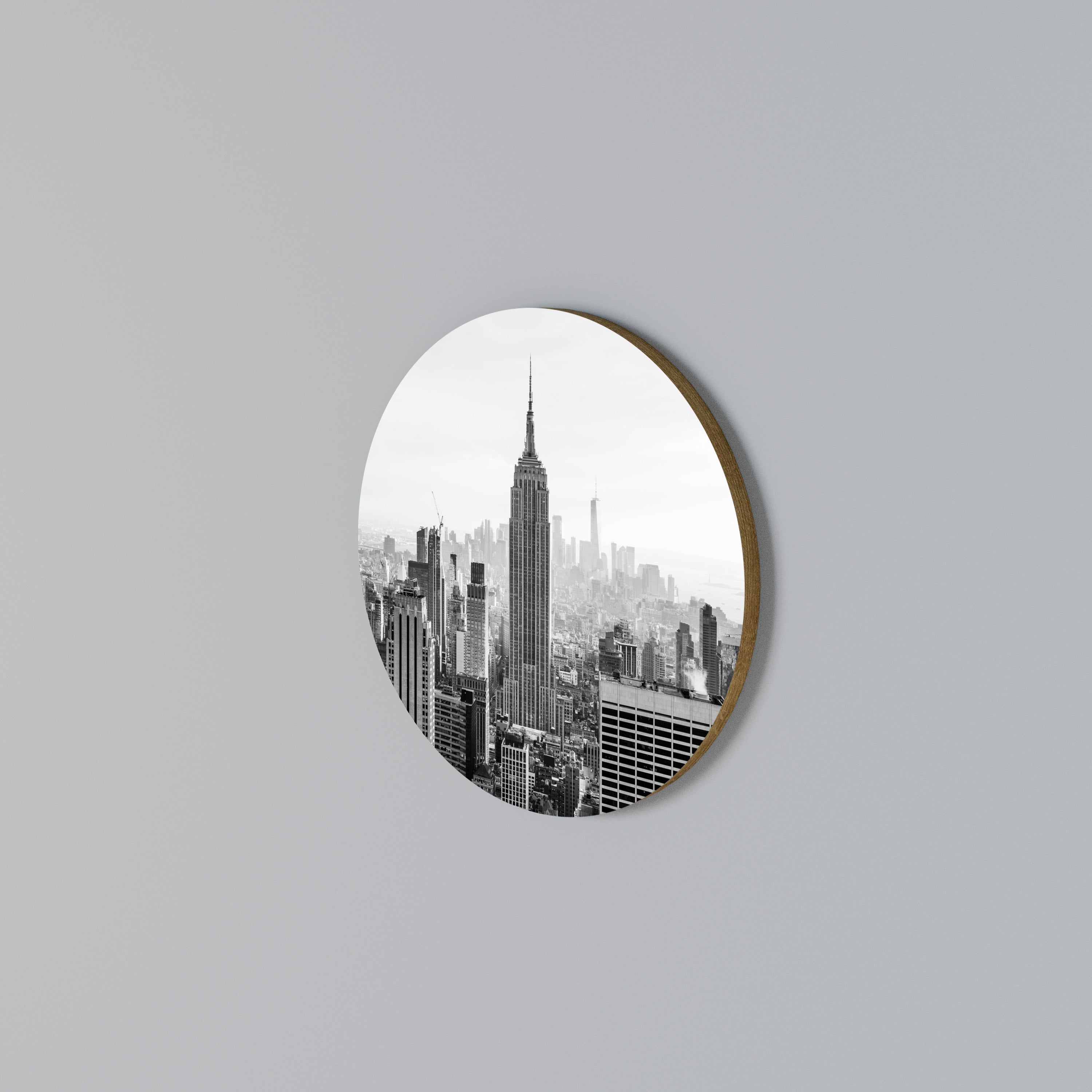 EMPIRE STATE BUILDING Round Wall Art