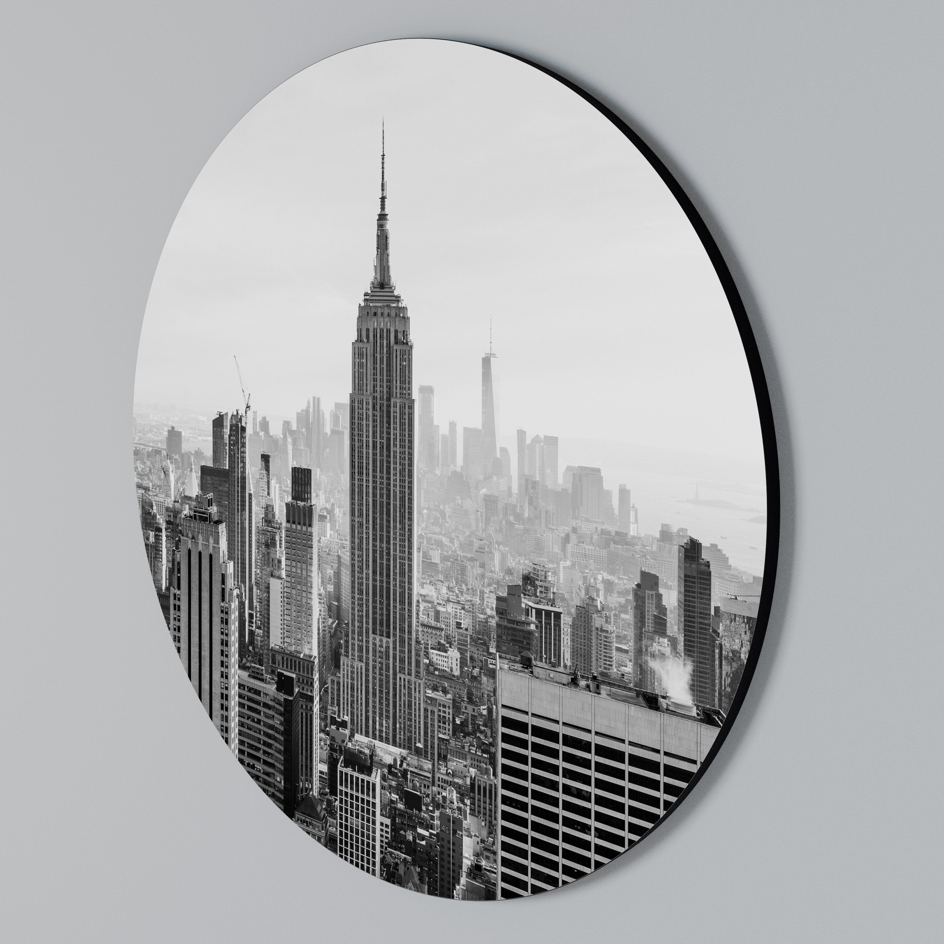 EMPIRE STATE BUILDING Round Wall Art