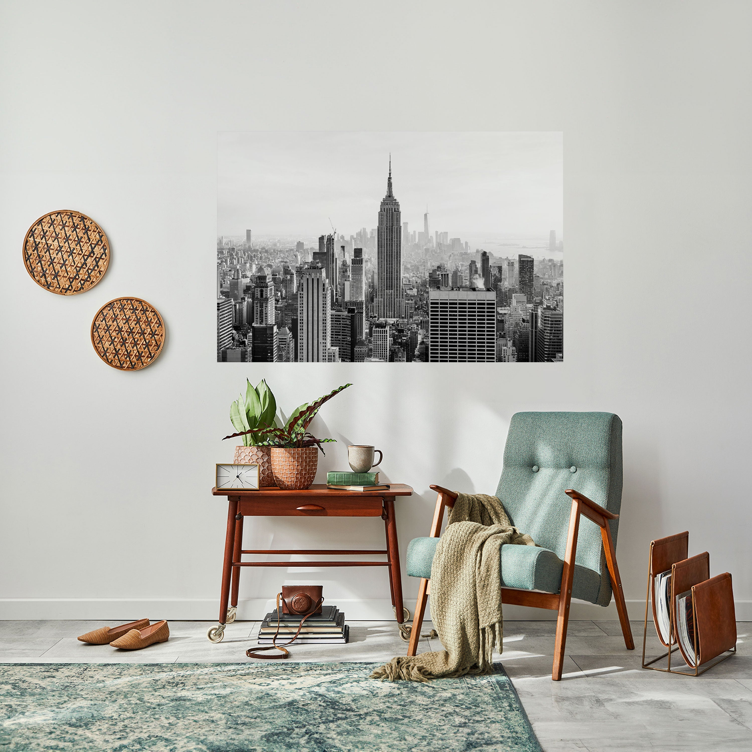 EMPIRE STATE BUILDING Horizontales Poster zum Abziehen und Aufkleben