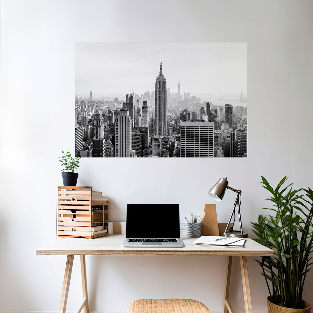 EMPIRE STATE BUILDING Horizontales Poster zum Abziehen und Aufkleben
