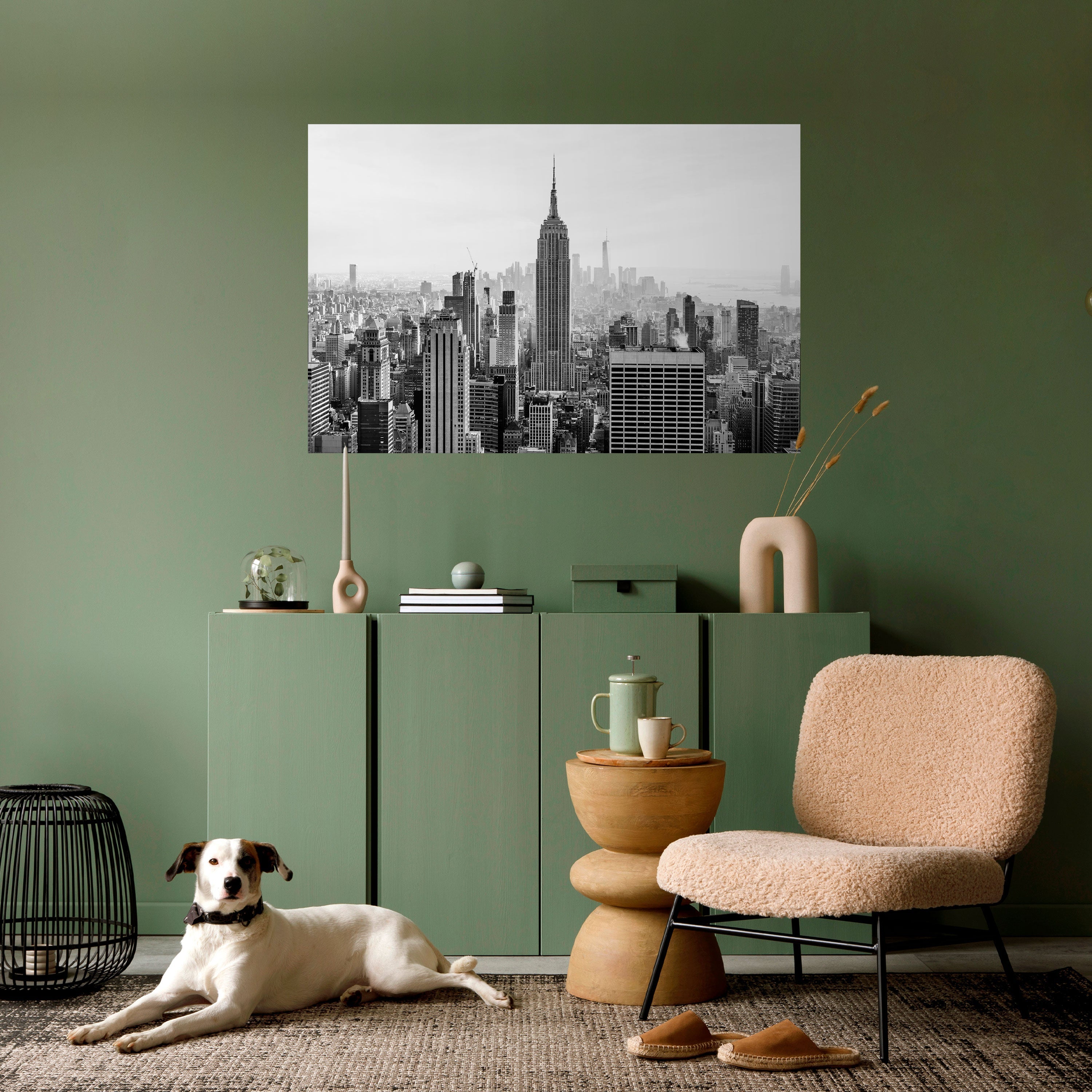EMPIRE STATE BUILDING Horizontales Poster zum Abziehen und Aufkleben