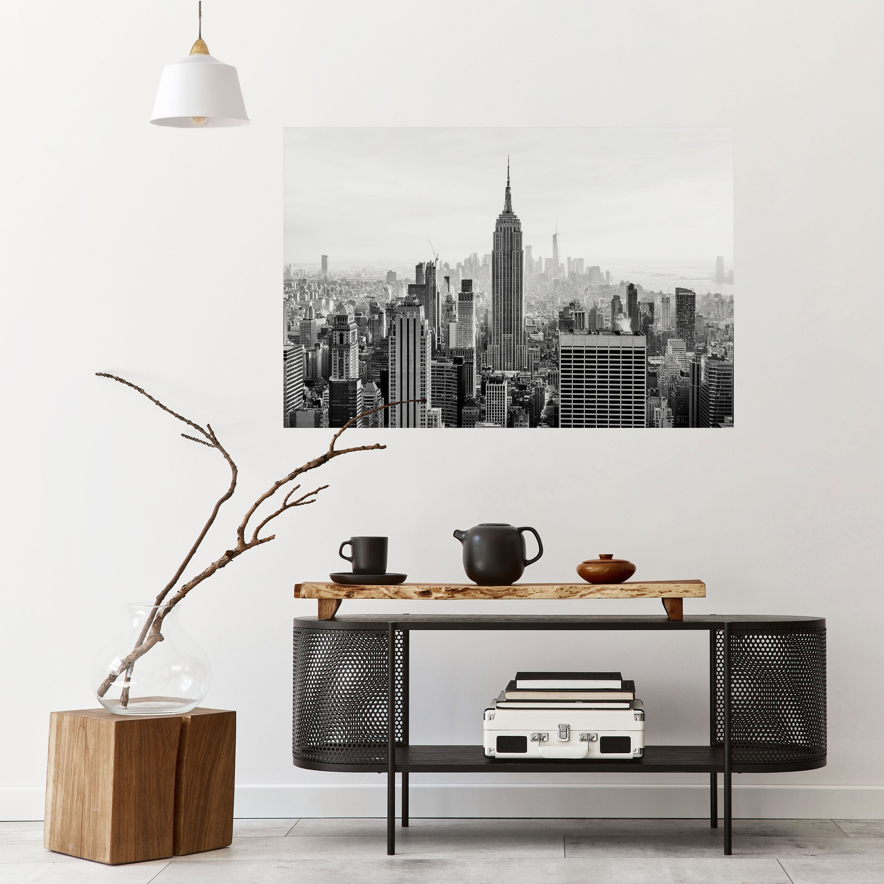 EMPIRE STATE BUILDING Horizontales Poster zum Abziehen und Aufkleben
