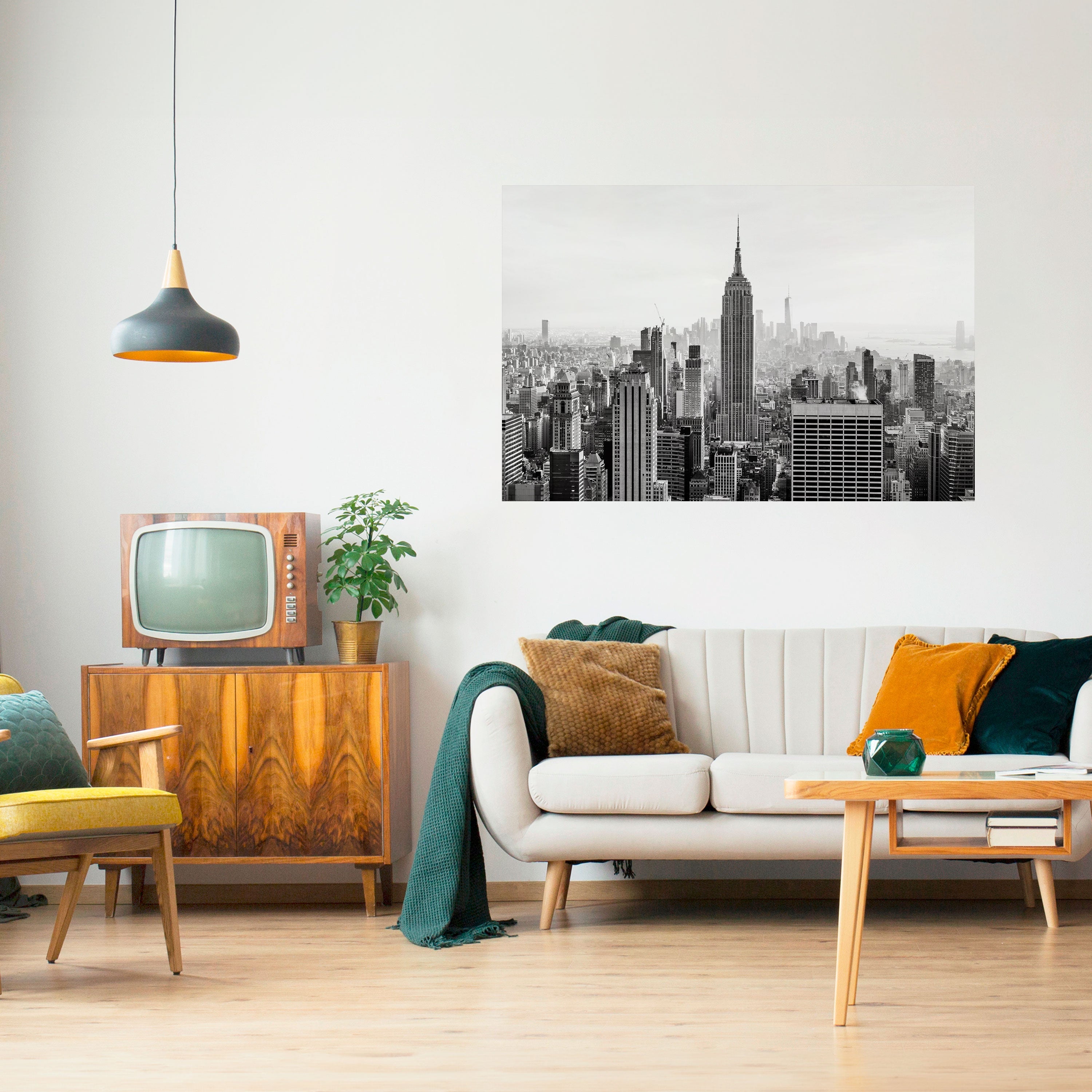 EMPIRE STATE BUILDING Horizontales Poster zum Abziehen und Aufkleben