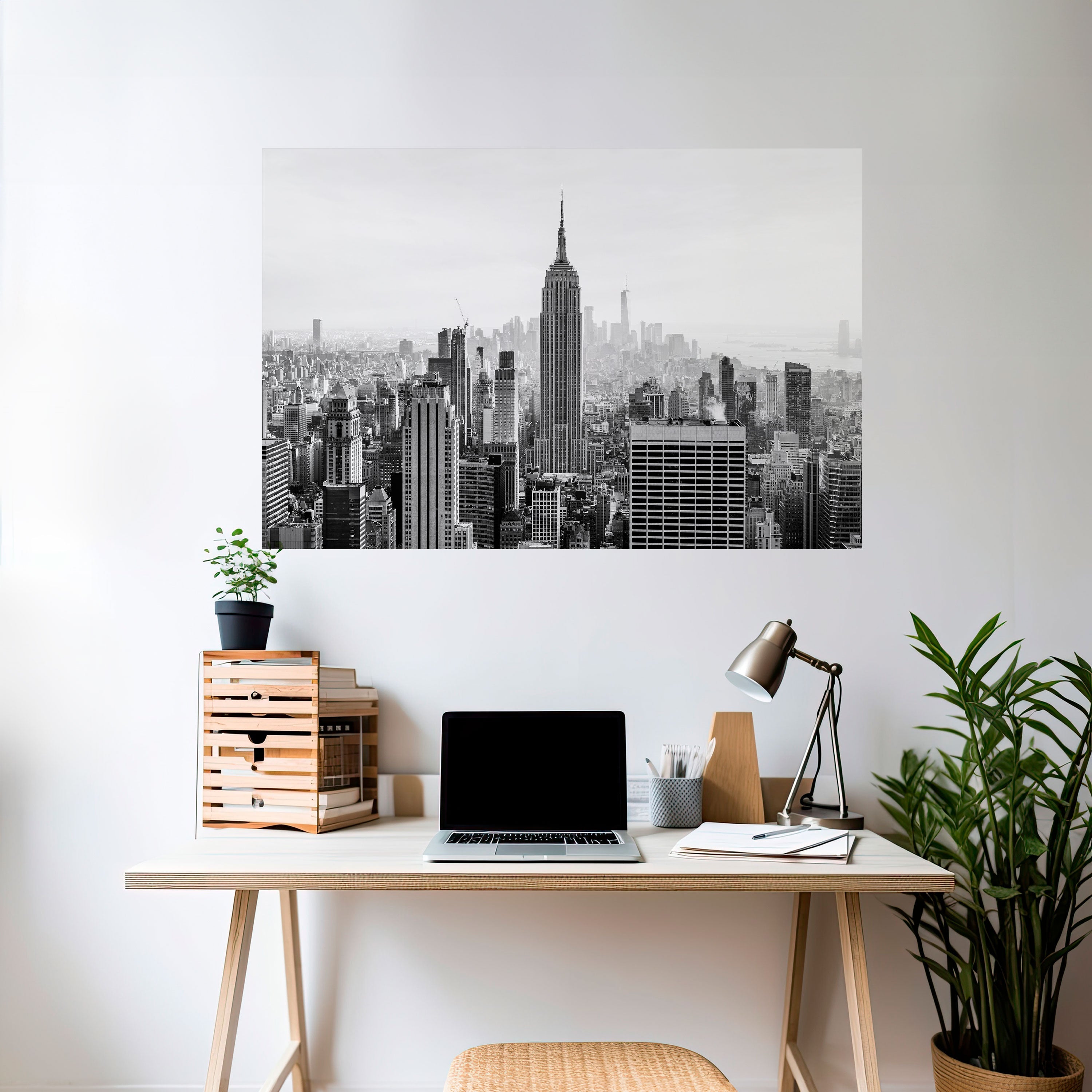 EMPIRE STATE BUILDING Horizontales Poster zum Abziehen und Aufkleben