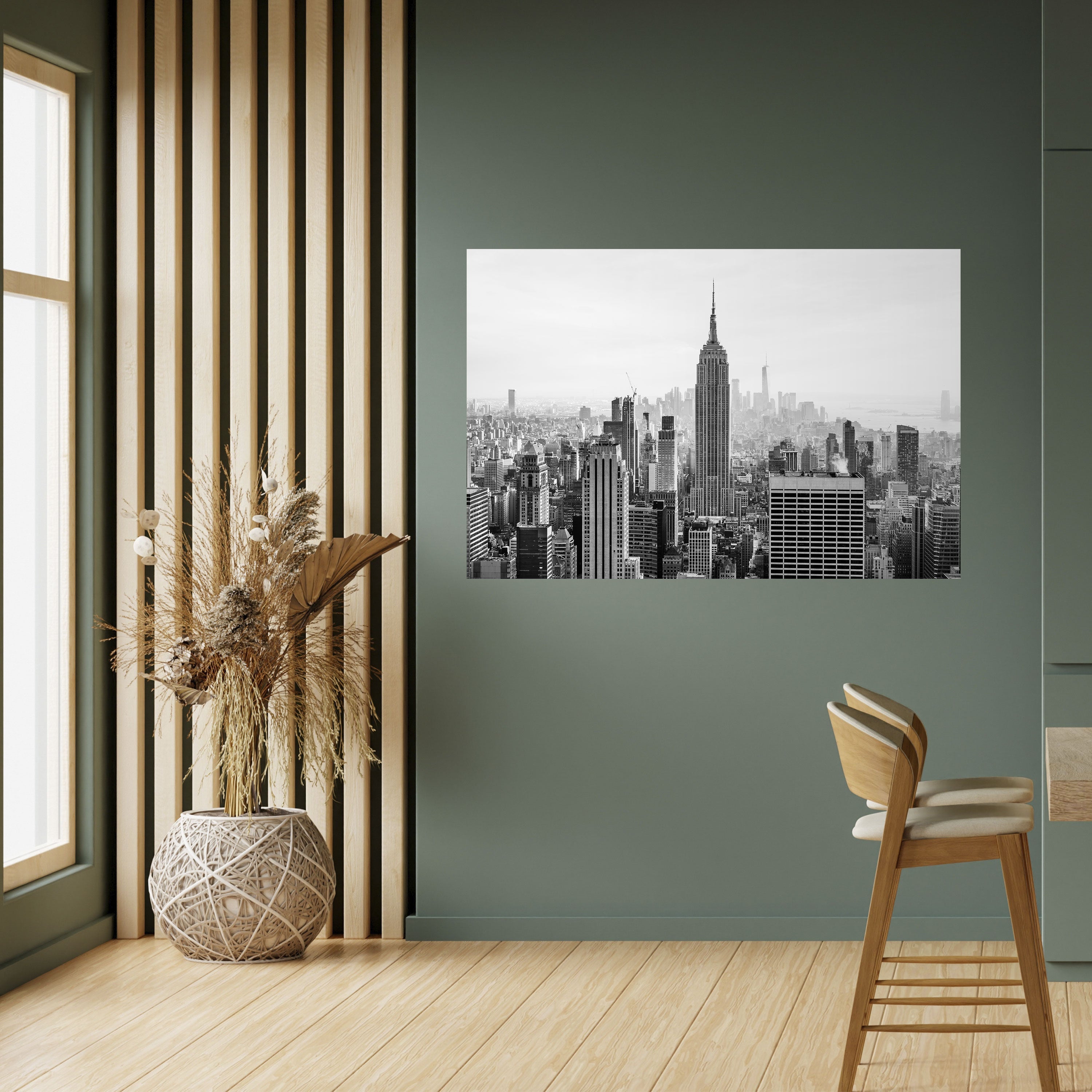 EMPIRE STATE BUILDING Horizontales Poster zum Abziehen und Aufkleben
