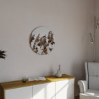 DANCE OF REEDS Runde Wanddekoration Ø 69 cm