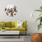 DANCE OF REEDS Runde Wanddekoration Ø 69 cm