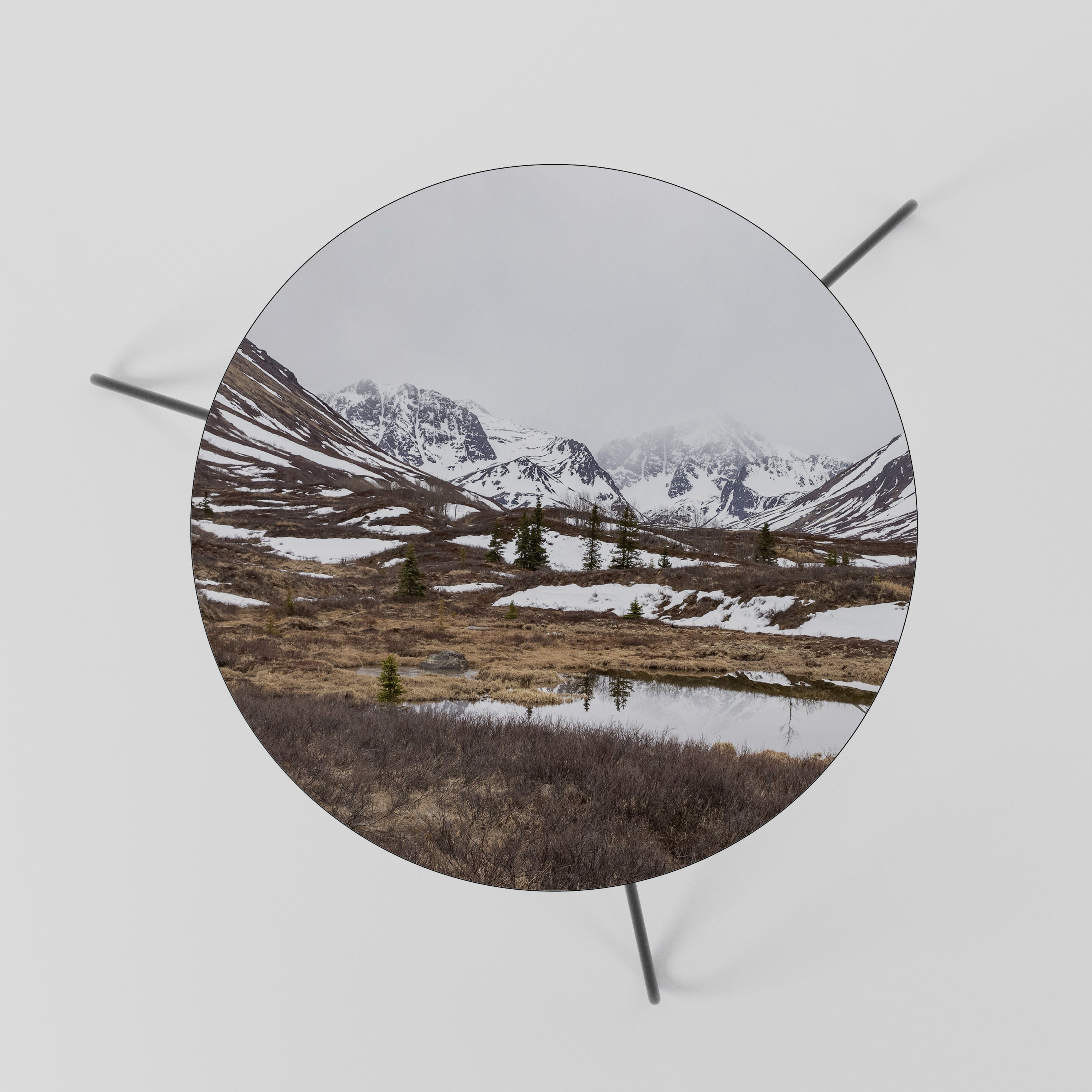 ECHOES OF WINTER Couchtisch 60