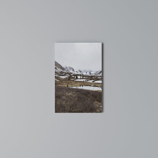 ECHOES OF WINTER Vertical Canvas Print