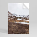 ECHOES OF WINTER Selbstklebendes Poster - Hochformat