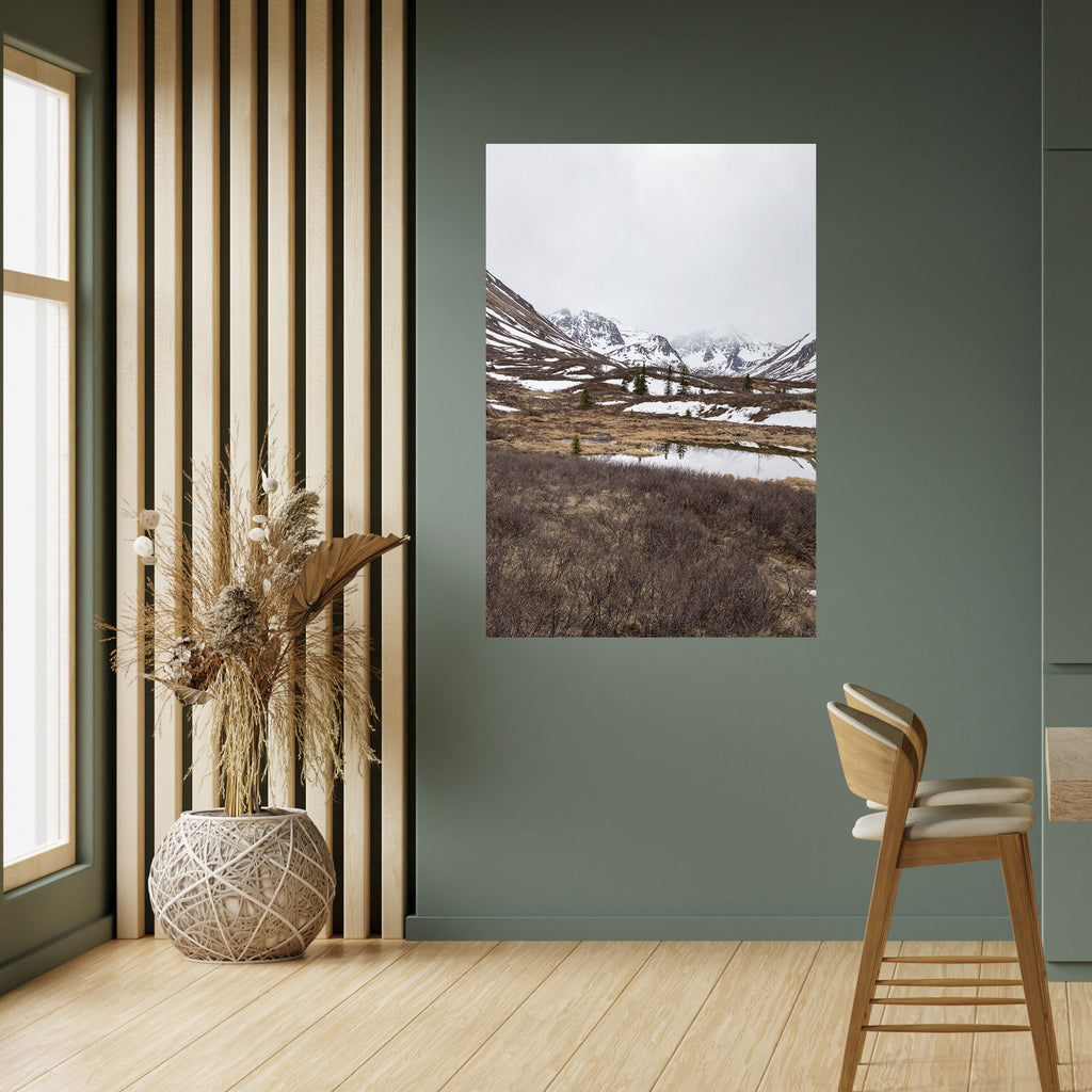 ECHOES OF WINTER Vertikales Poster zum Abziehen und Aufkleben