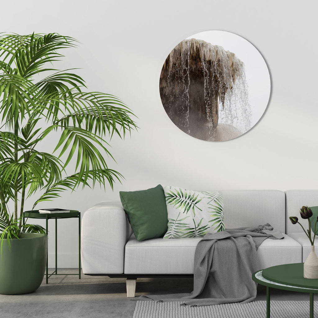 MAMMOTH HOT SPRINGS Runde Wanddekoration Ø 69 cm