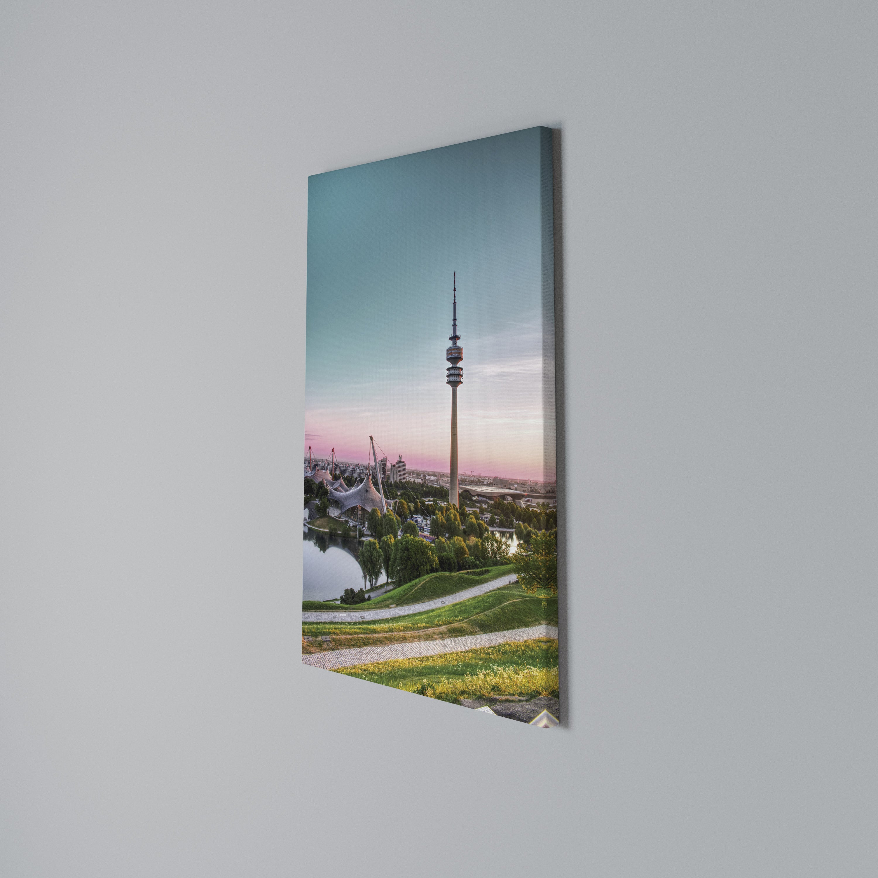 TOWERING DREAMSCAPE Vertical Canvas Print