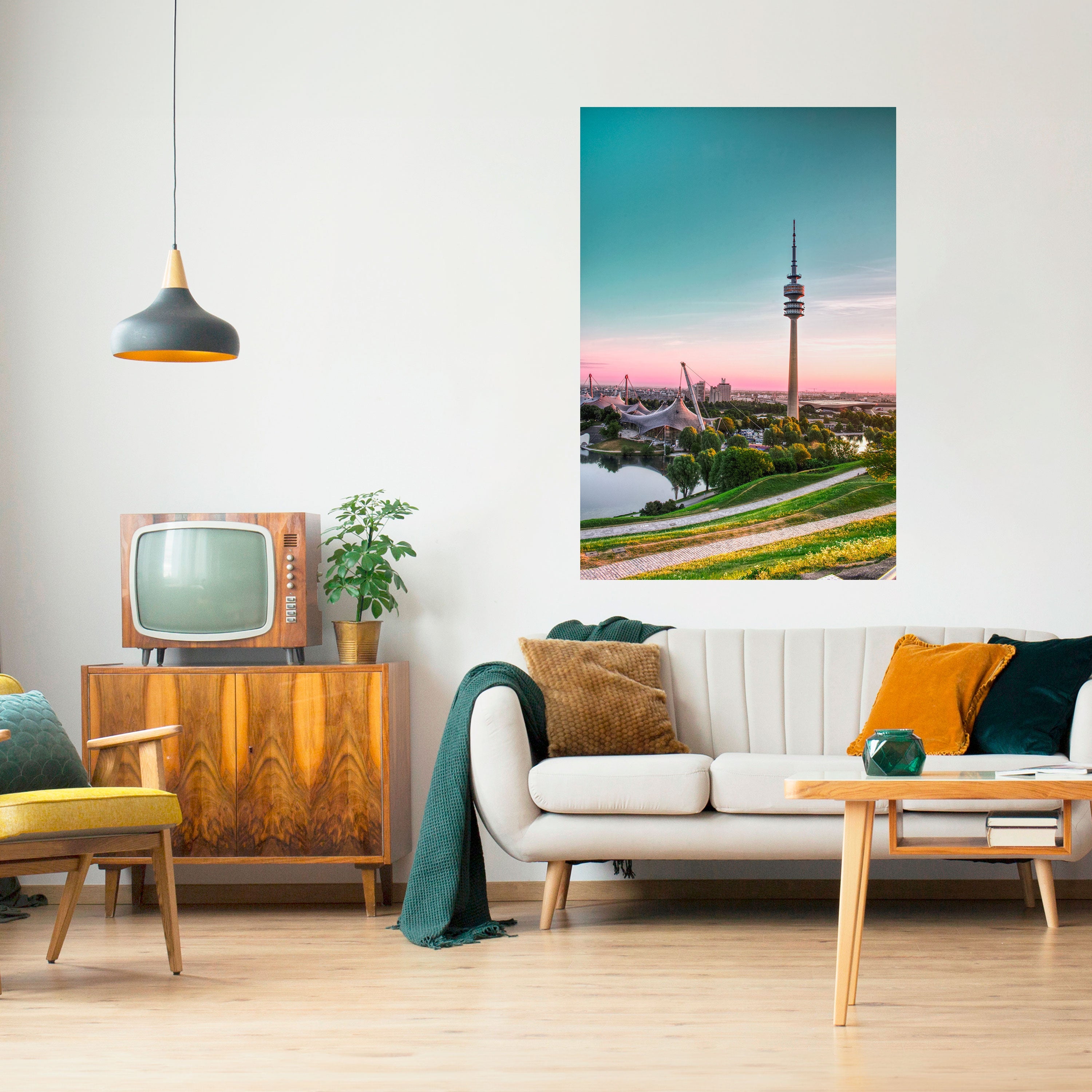 TOWERING DREAMSCAPE Vertikales Poster zum Abziehen und Aufkleben