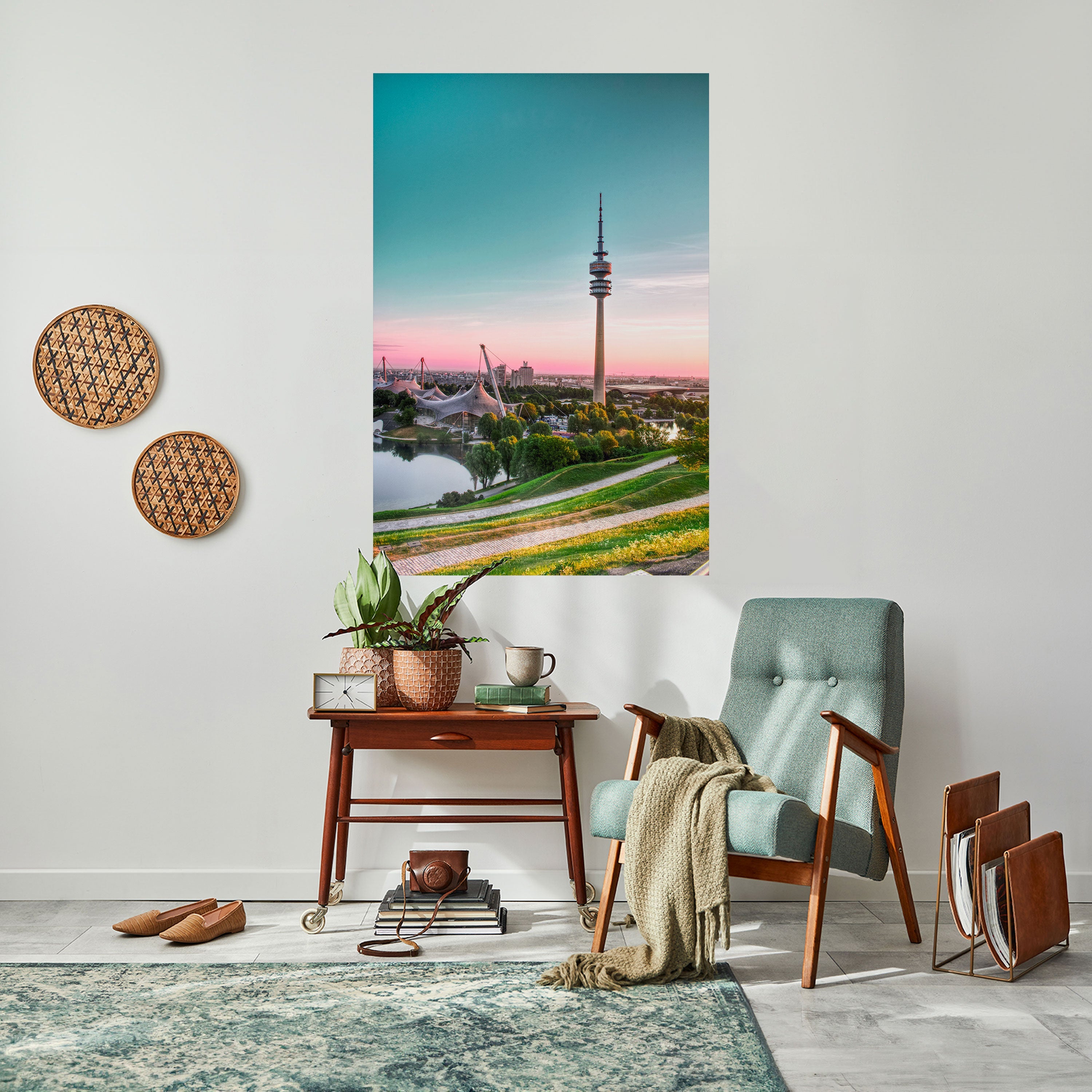 TOWERING DREAMSCAPE Vertikales Poster zum Abziehen und Aufkleben