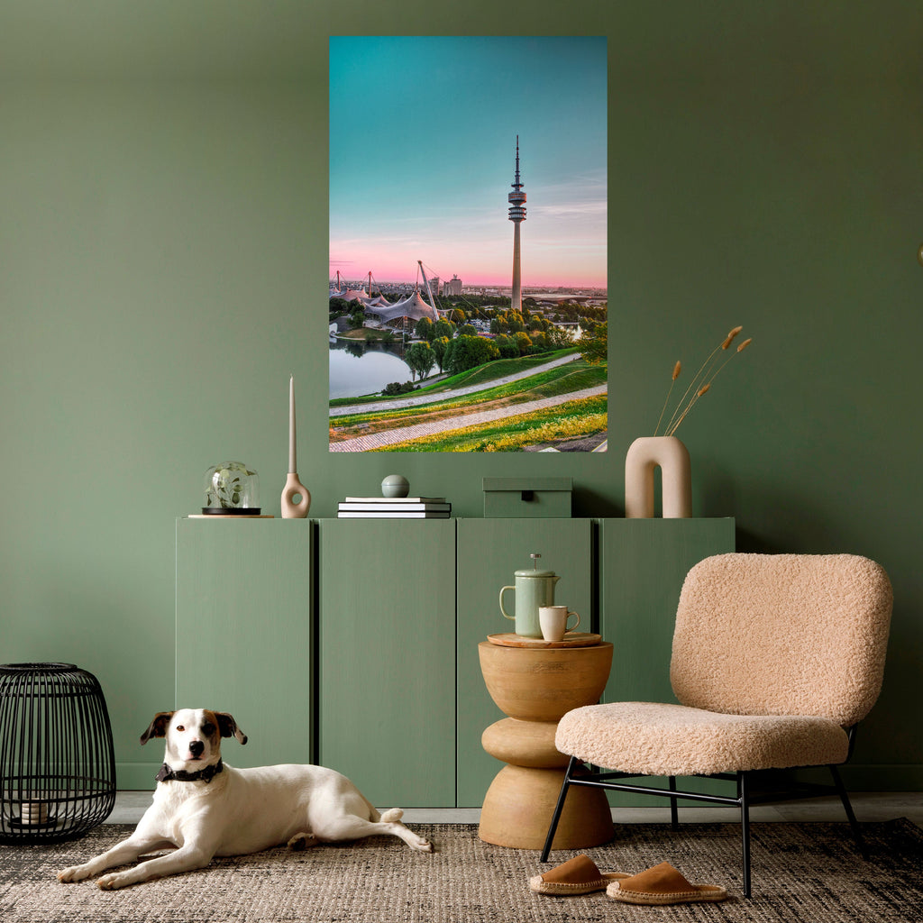 TOWERING DREAMSCAPE Vertikales Poster zum Abziehen und Aufkleben