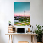 TOWERING DREAMSCAPE Selbstklebendes Poster - Hochformat