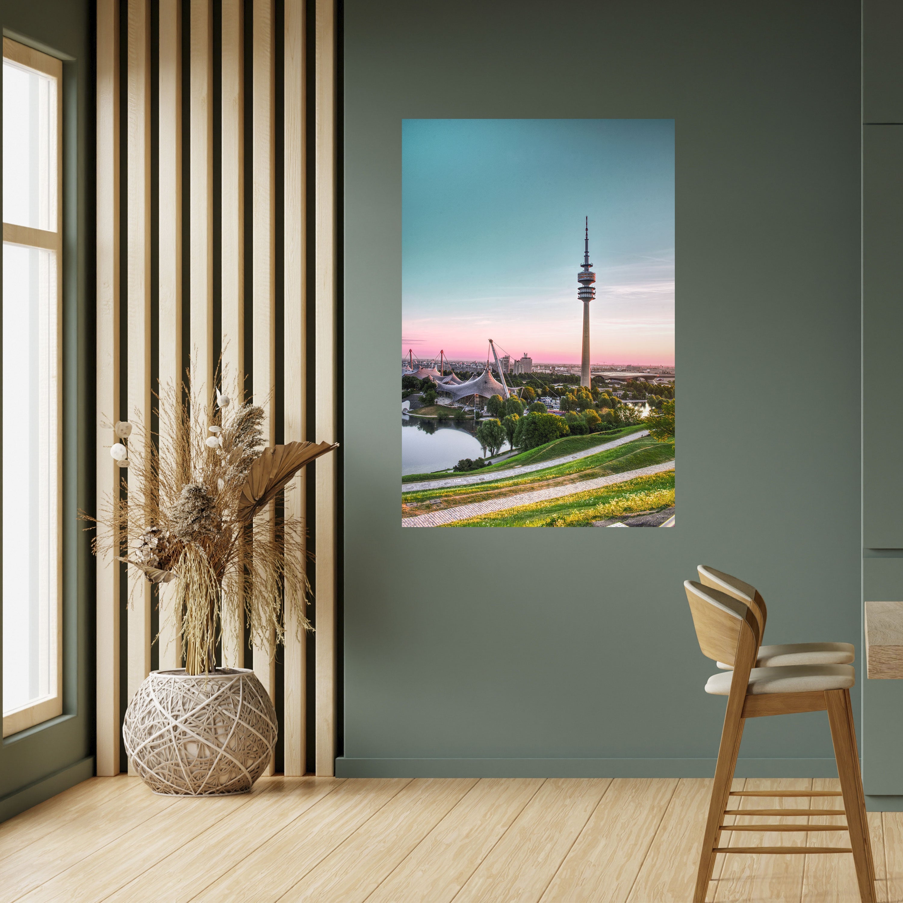 TOWERING DREAMSCAPE Vertikales Poster zum Abziehen und Aufkleben