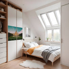 TRANQUIL PALACE VIEW Selbstklebendes Horizontal-Poster