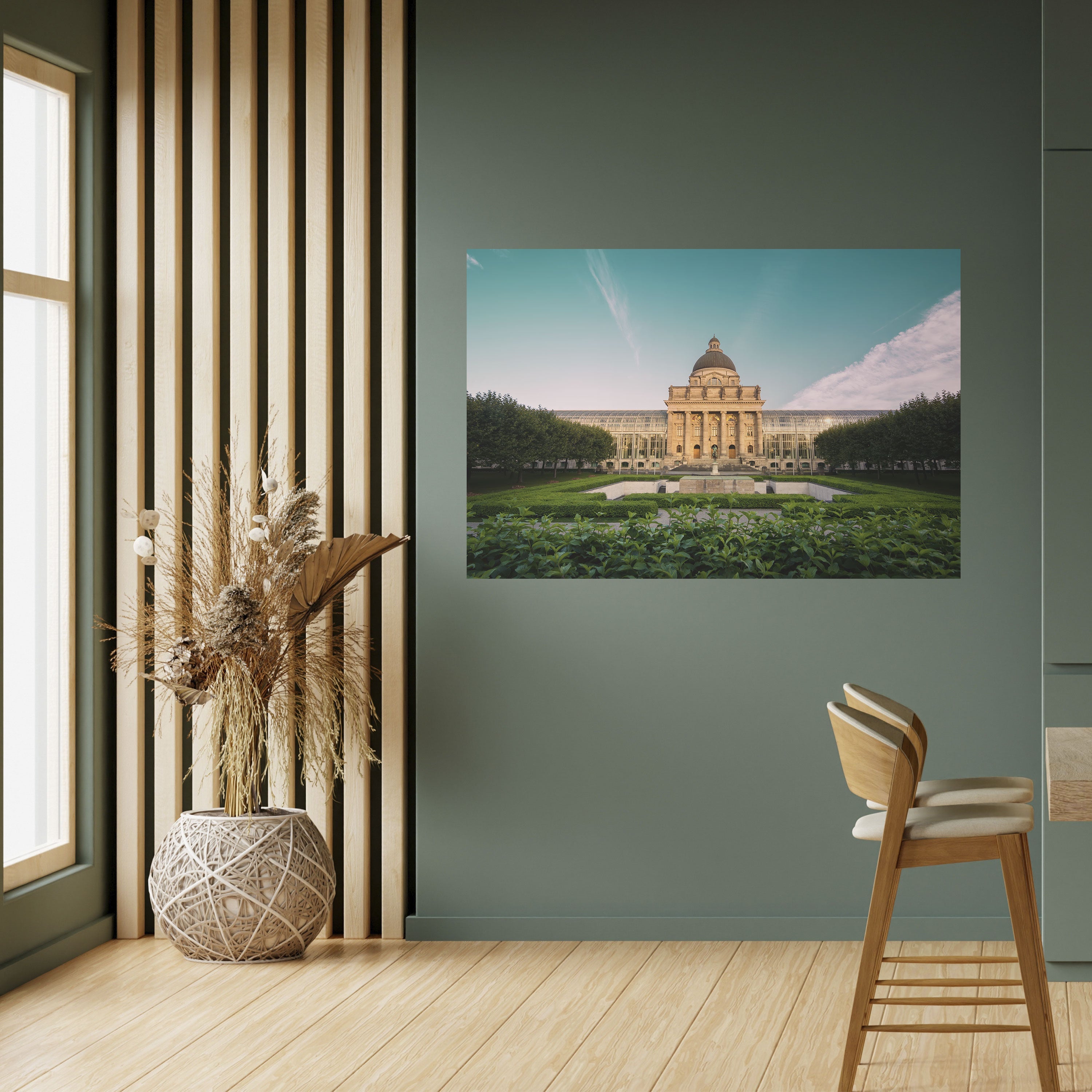 TRANQUIL PALACE VIEW Horizontales Poster zum Abziehen und Aufkleben