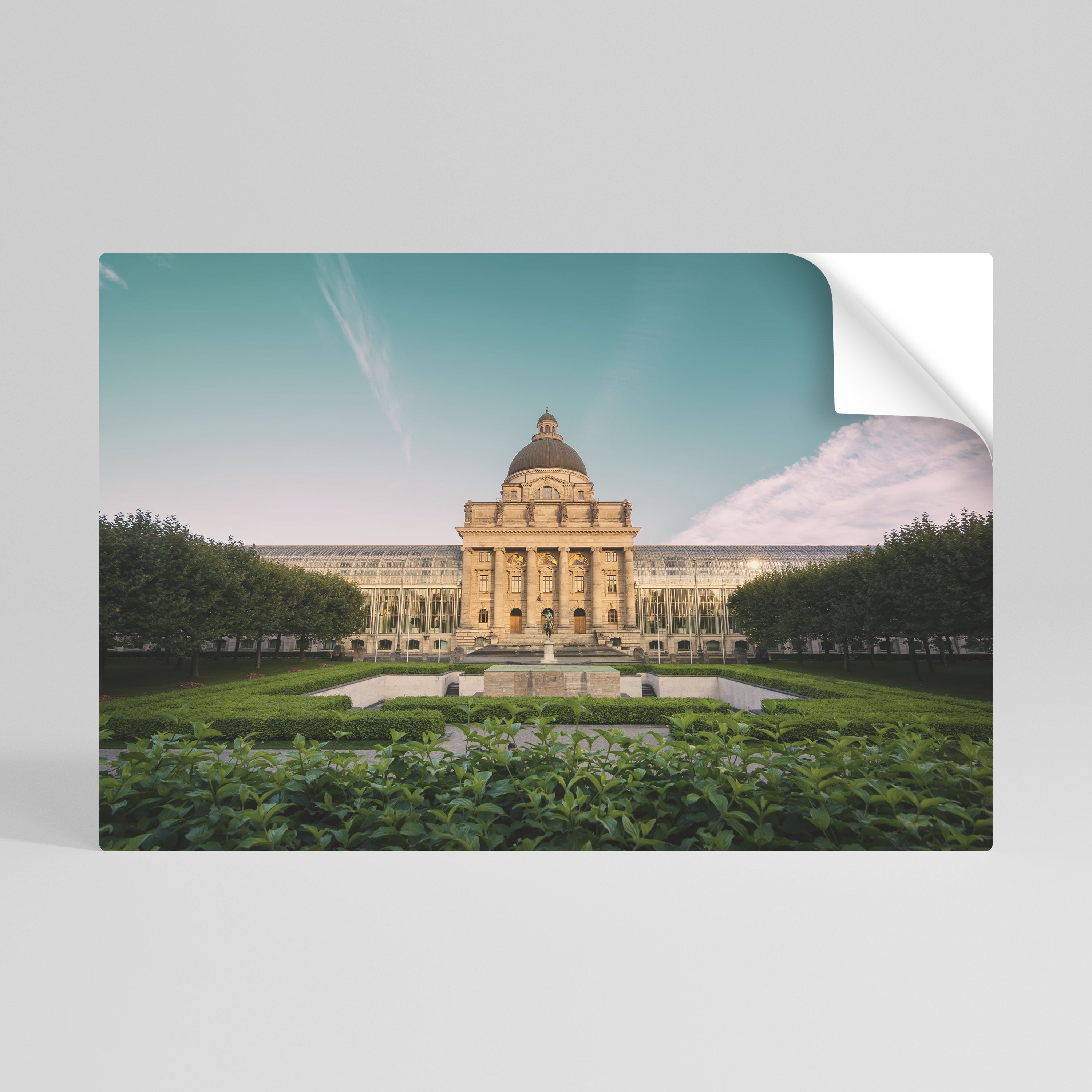 TRANQUIL PALACE VIEW Horizontales Poster zum Abziehen und Aufkleben