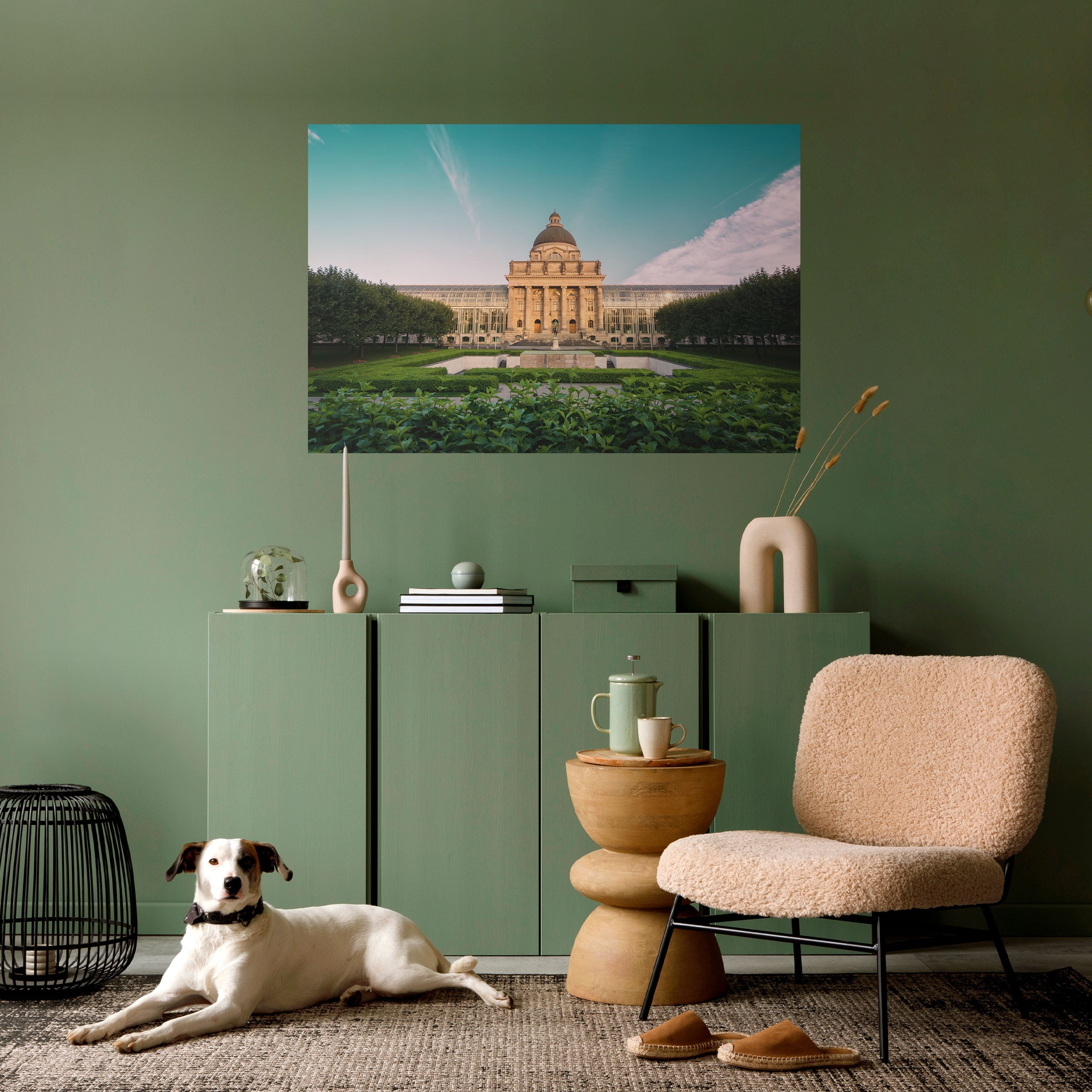 TRANQUIL PALACE VIEW Horizontales Poster zum Abziehen und Aufkleben
