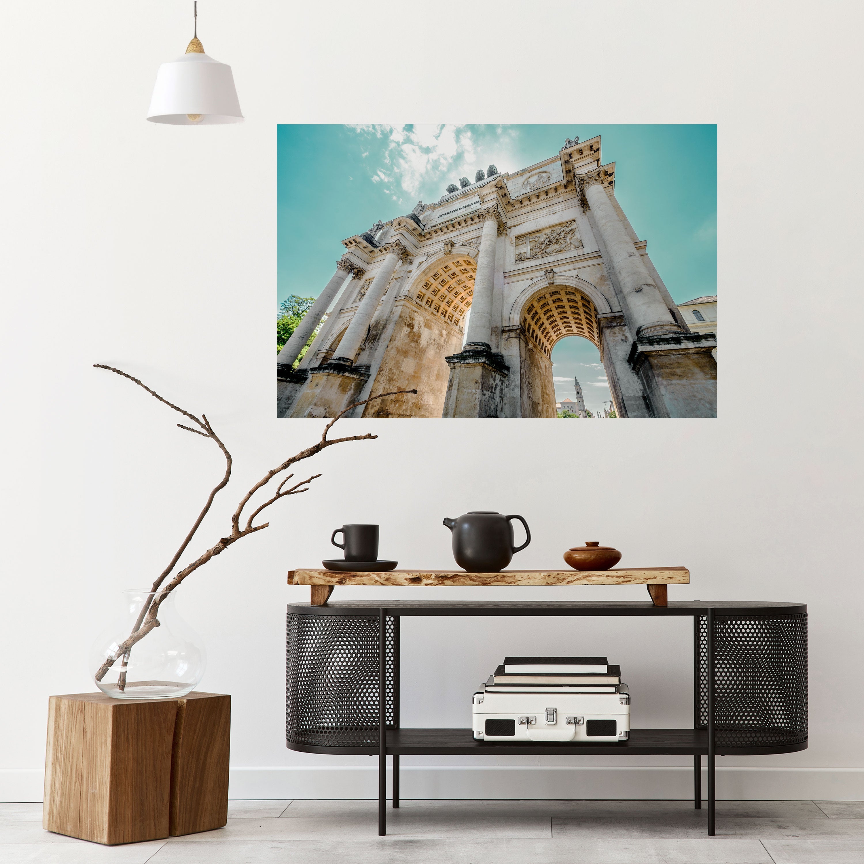 ARCHITEKTURELLE ELEGANZ Horizontales Poster zum Abziehen und Aufkleben