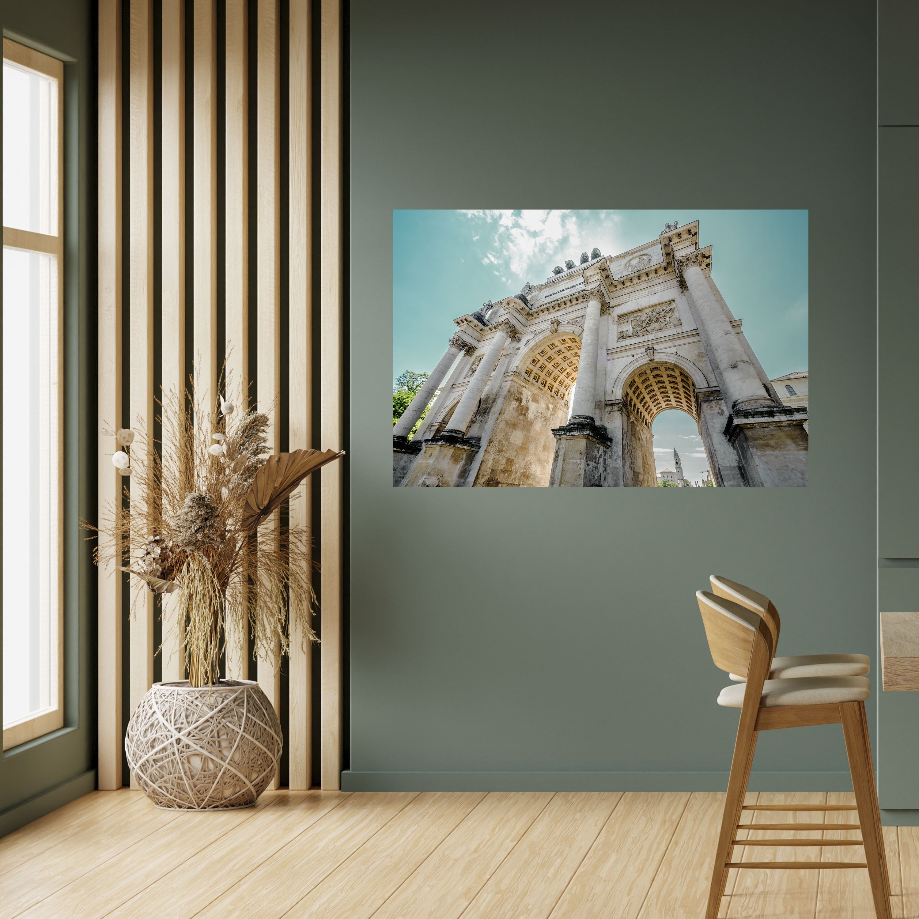 ARCHITEKTURELLE ELEGANZ Horizontales Poster zum Abziehen und Aufkleben