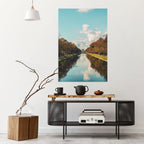 HARMONY IN STILLNESS Selbstklebendes Poster - Hochformat