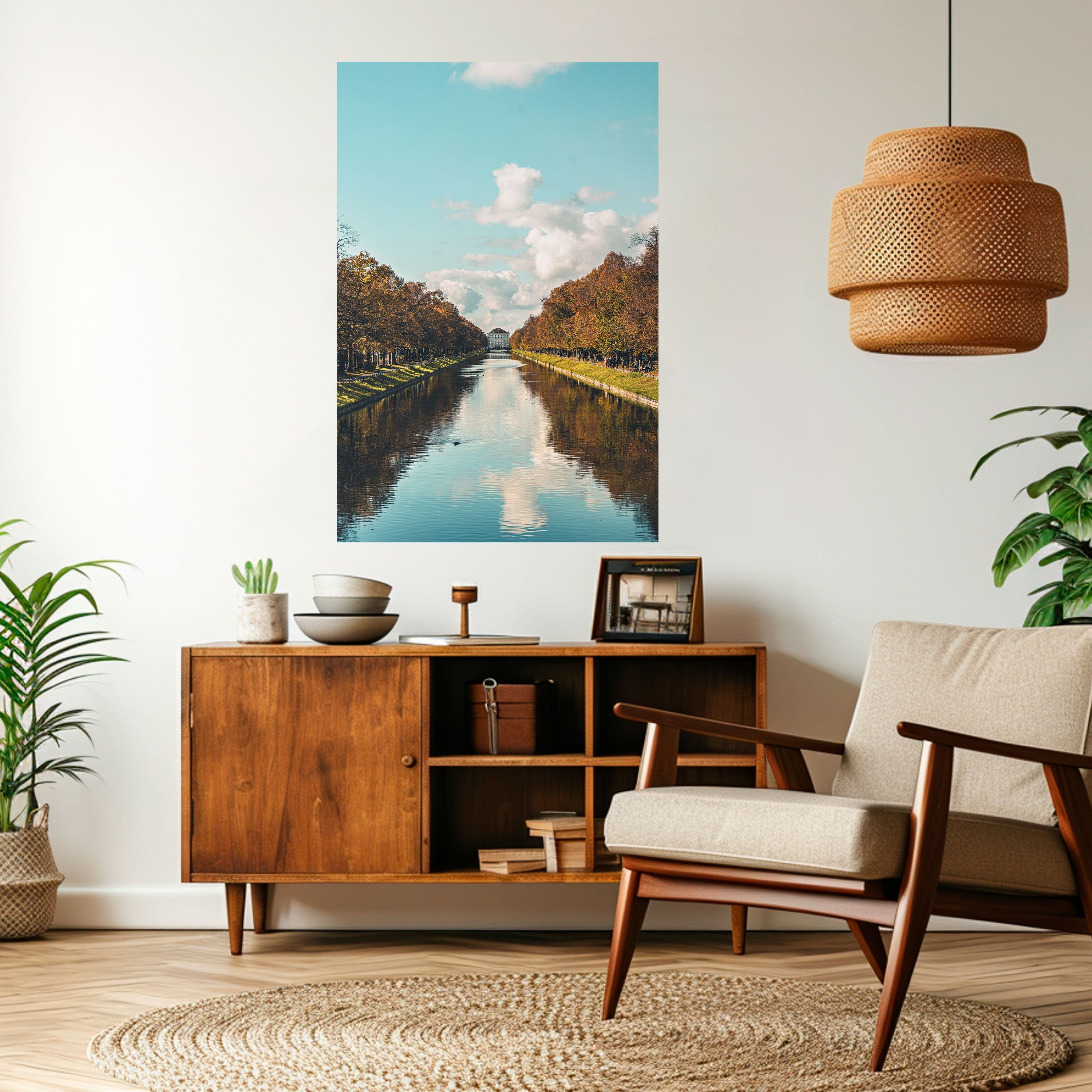 HARMONY IN STILLNESS Vertikales Poster zum Abziehen und Aufkleben