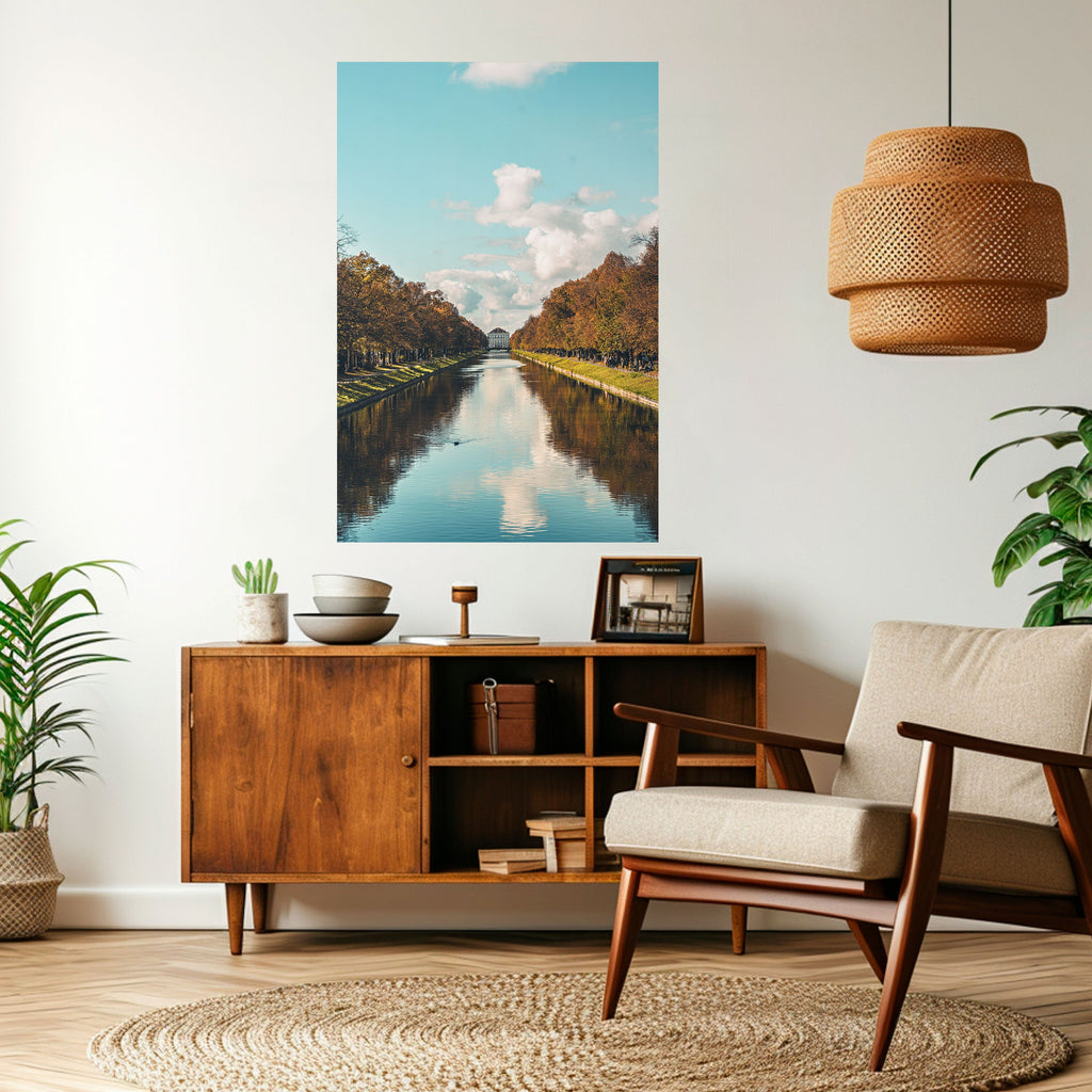 HARMONY IN STILLNESS Vertikales Poster zum Abziehen und Aufkleben