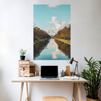 HARMONY IN STILLNESS Selbstklebendes Poster - Hochformat
